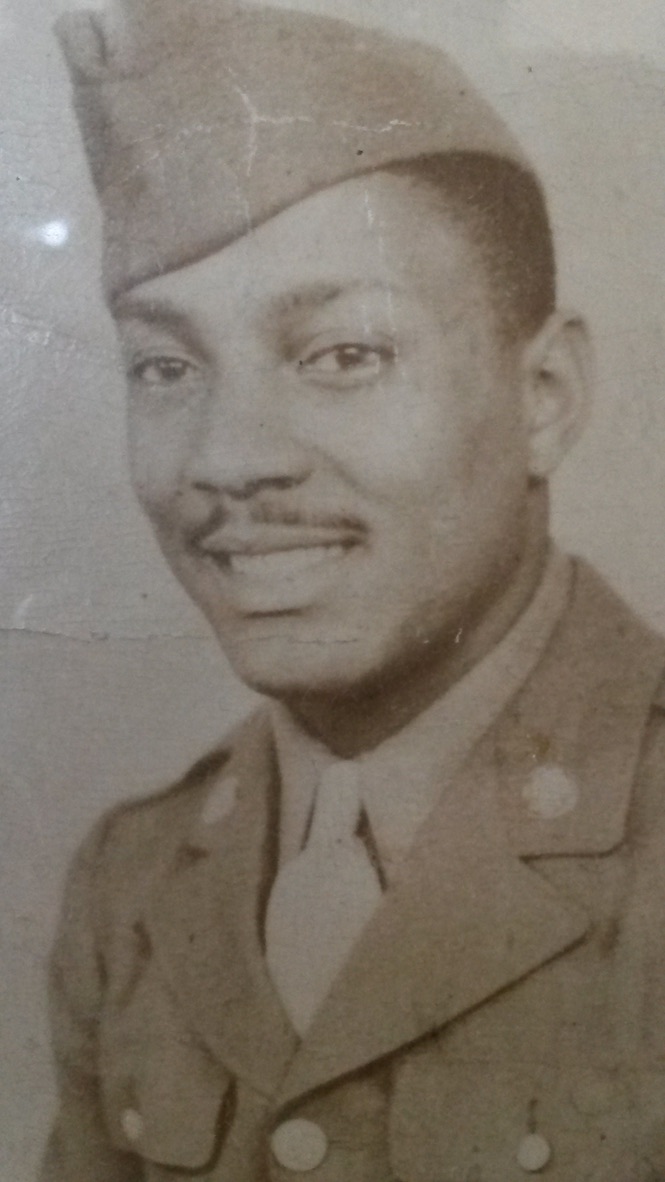 Black-and-white military portrait of James Fitzhugh in uniform.