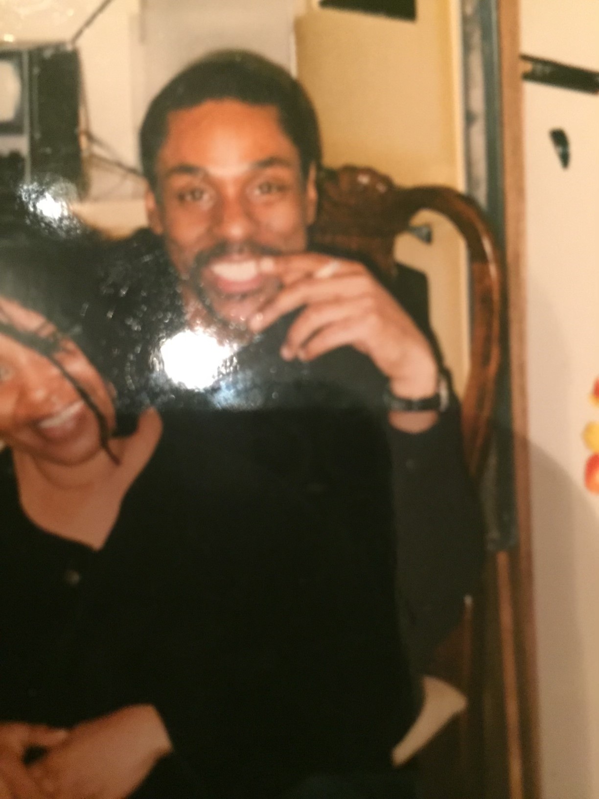 Ricky Dingle smiling in a family photograph